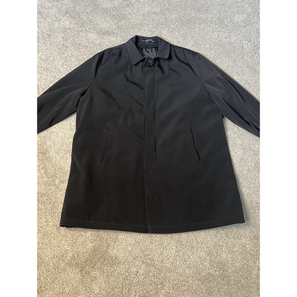 Vintage Ralph Lauren Rain Coat Jacket Mens Extra Large Black Preppy Gorpcore - Picture 3 of 14